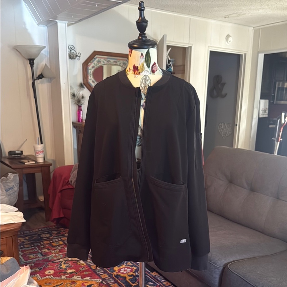 Figs technical collection scrub jacket